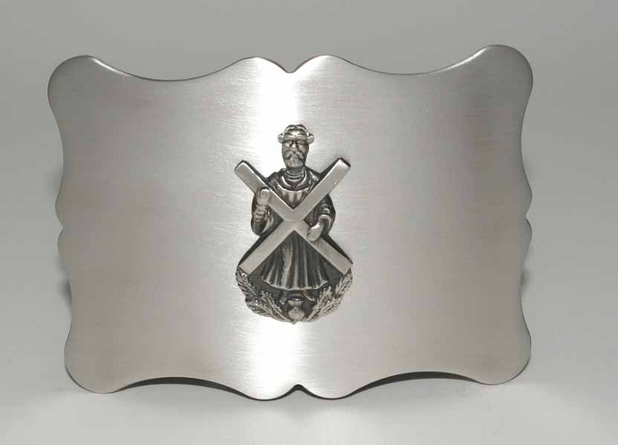 Traditional St. Andrew Belt Buckle - Antique